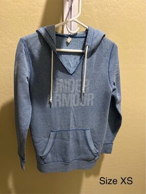 Under Armour Crewneck Hoodie Sweatshirt - Light Blue